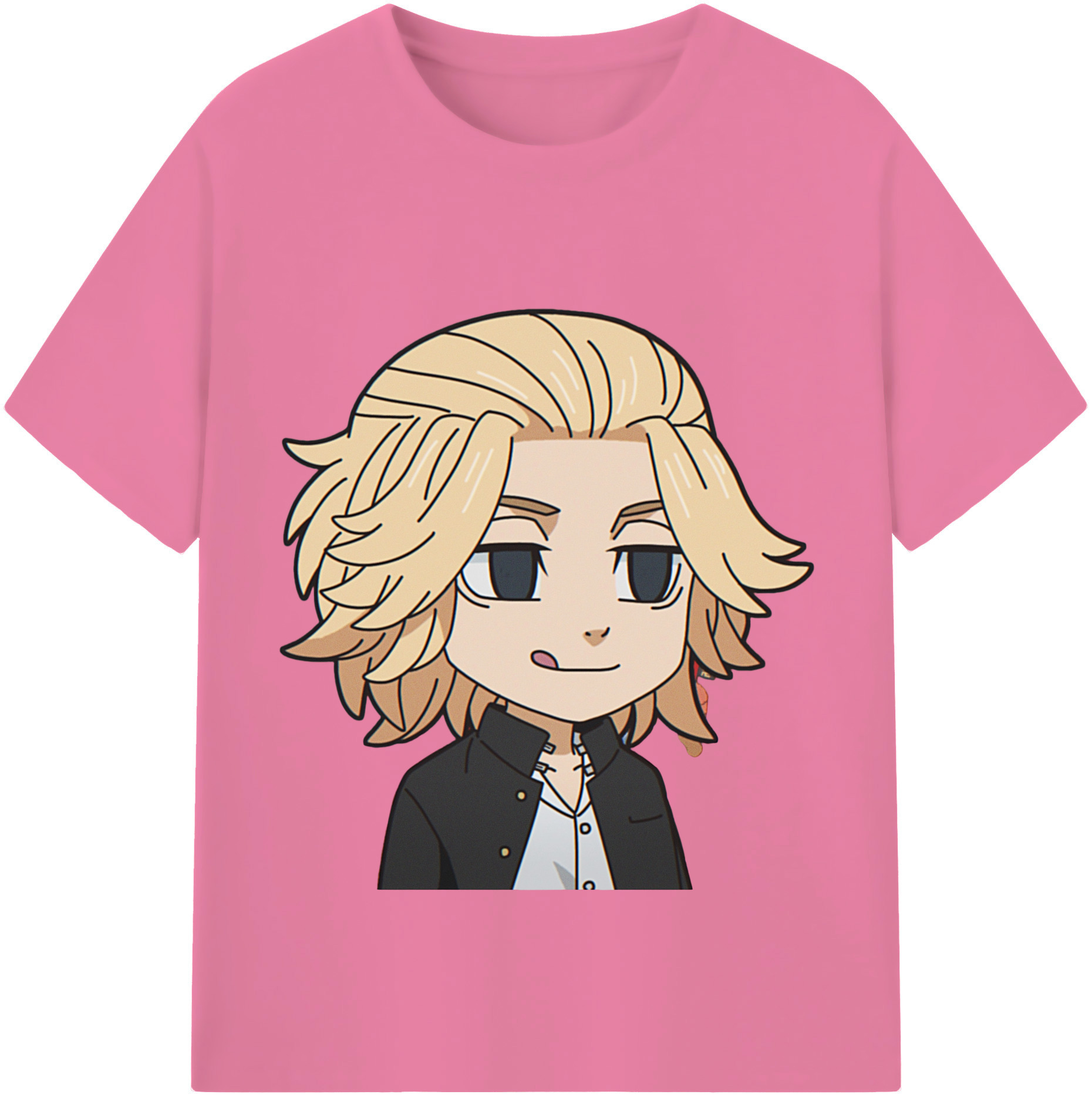 （画像用） 東京リベンジャーズ Tokyo Revengers 綿100％半袖Tシャツ（フロントプリント）